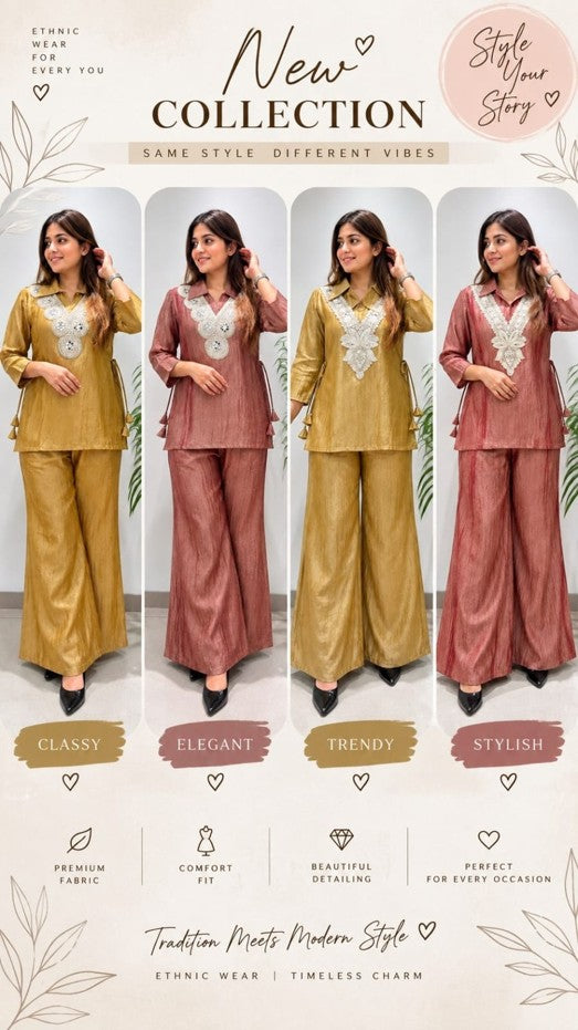 Trendy 3-Piece Co-Ord Set